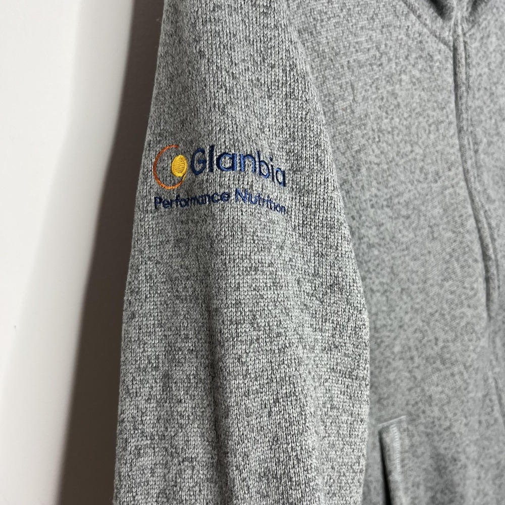 The North Face Jacket Womens XL Gray Fleece Full Zip Stand Collar Embroidered - Picture 5 of 12